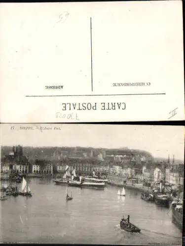 730029 France Dieppe Normandie Avant Port Hafen