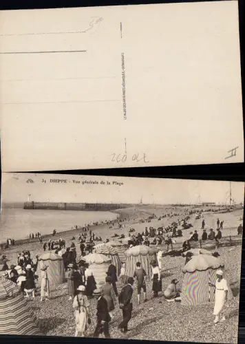 730032 France Dieppe Normandie Plage Strand Strandleben