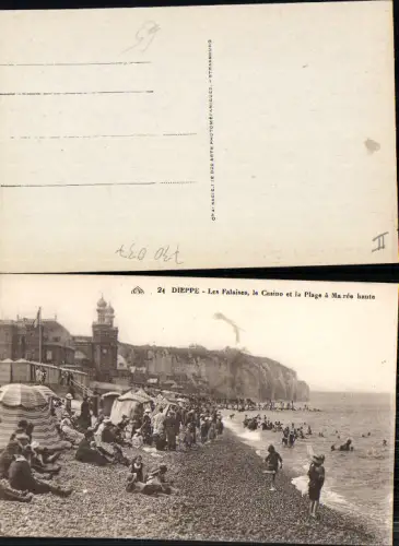 730037 France Dieppe Normandie Les Falaises Casino Plage Strandleben Strand