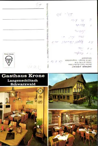 730184 St. Georgen Langenschiltach Schwarzwald Gasthaus Krone