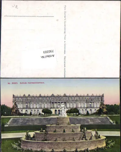 730203 Schloss Herrenchiemsee b. Chiemsee Bayern