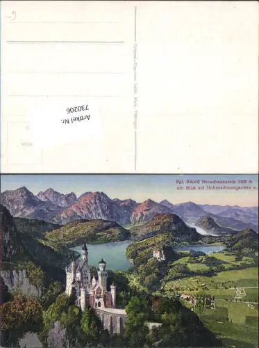 730206 Schloss Neuschwanstein Hohenschwangau Schwangau