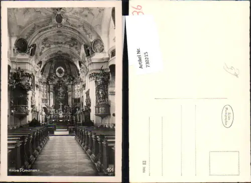730215 Dürnstein in der Wachau Donau Kirche Innen