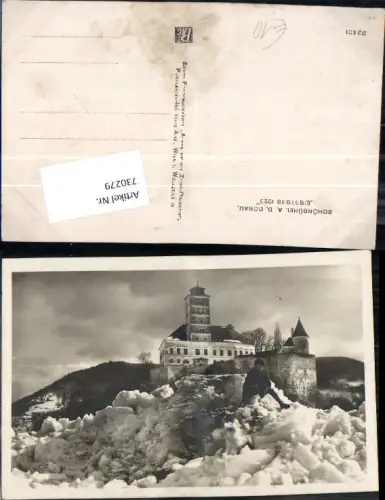 730279 Schönbühel A. D. Donau Schönbühel Eisstoss 1929 Bez. Melk - KNICK