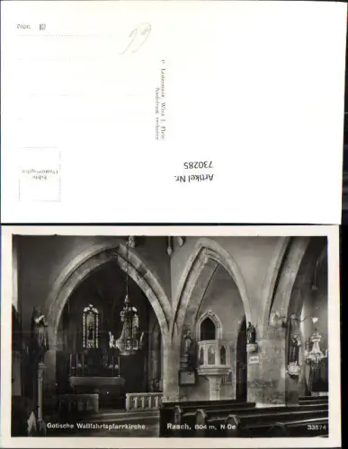 730285 Raach am Wechsel Kirche Mönichkirchen am Wechsel