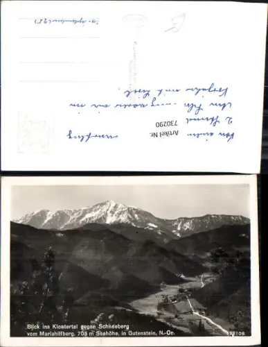 730290 Gutenstein Klostertal Mariahilfberg
