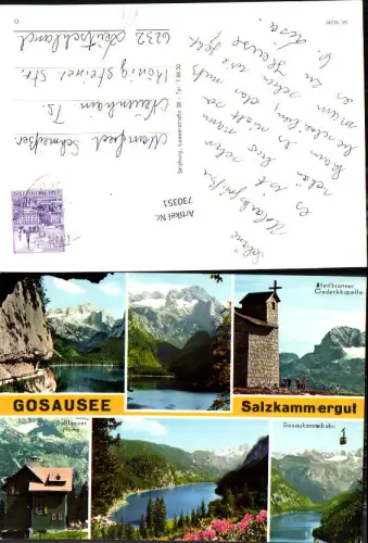730351 Gosau Gosausee Gosaukammbaun Seilbahn