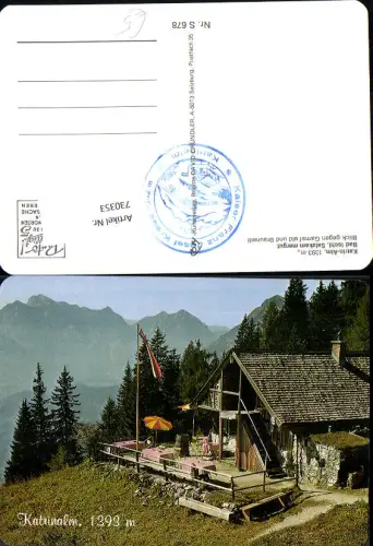 730353 Katrinalm b. Bad Ischl Blick gegen Gamsfeld Salzkammergut