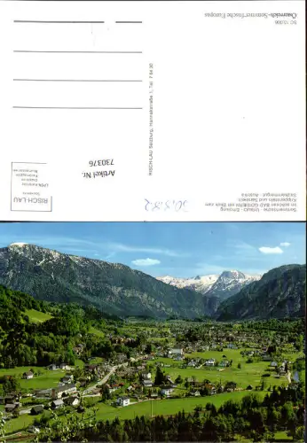 730376 Bad Goisern Blick zum Krippenstein und Sarstein Marktgemeinde Bad Goisern Bez. Gmunden