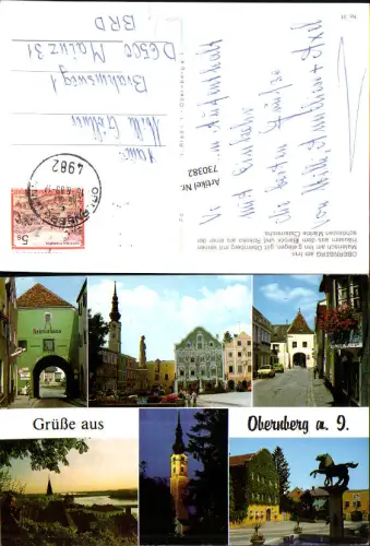 730382 Obernberg Malerisch am Inn Marktgemeinde: Innviertel Bez. Ried im Innkreis