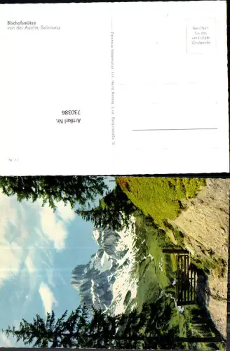 730386 Bischofsmütze Aualm Gemeinde Filzmoos Eben Bez. Sankt Johann im Pongau