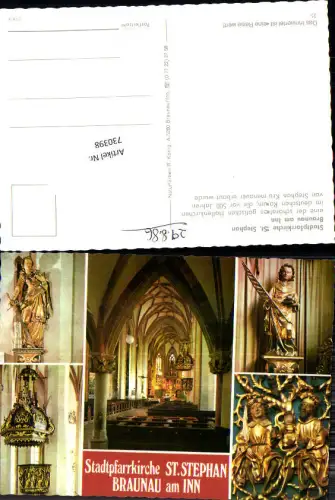 730398 Braunau am Inn St. Stephan Stadtpfarrkirche LK Braunau am Inn