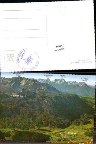 730404 Wurzer Alm Berge Panorama Spital am Pyhrn Bez. Kirchdorf