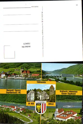 730423 Obernzell Kraftwerk Engelszell Engelhartszell Vichtenstein Jochenstein