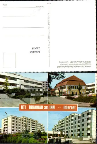 730438 Braunau Inn Höhere Technische Bundeslehranstalt Bez. Braunau am Inn