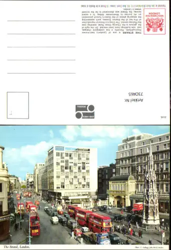 730465 London The Strand Doppeldeckerbus Bus Great Britain