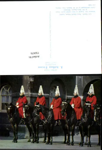 730476 London Life Guards Horse Guards Parade Soldaten Pferde Great Britain