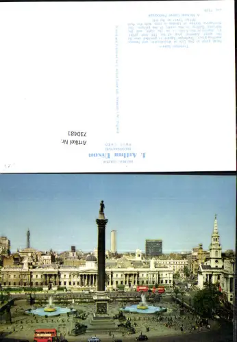 730481 London Trafalgar Square Doppeldeckerbus Bus Great Britain