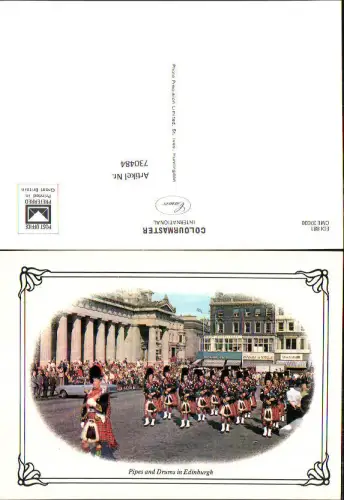 730484 Pipes and Drums in Edinburgh Musikkapelle Dudelsack Great Britain