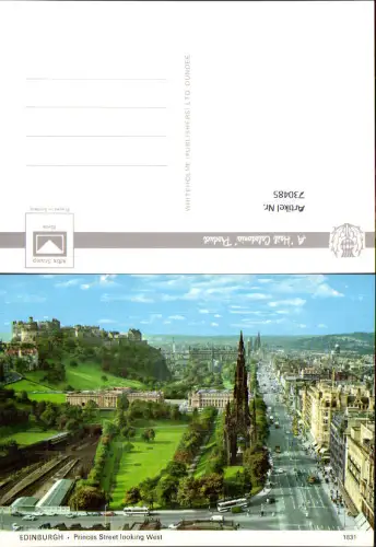 730485 Edinburgh Princes Street looking West Great Britain