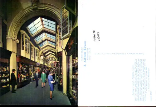 730493 London Burlington Arcade Piccadilly Great Britain