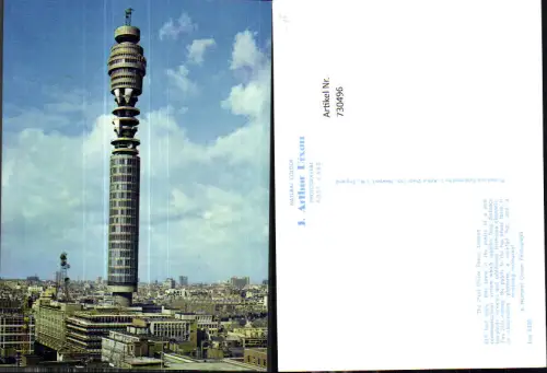 730496 London The Post Office Tower Great Britain