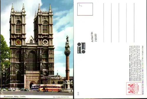 730500 London Westminster Abbey Bus Great Britain