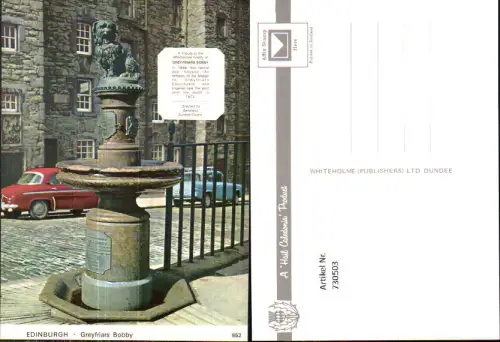 730503 Edinburgh Greyfriars Bobby Brunnen Great Britain