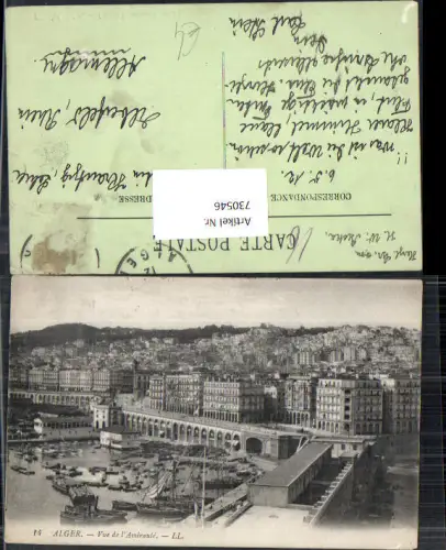 730546 Alger Vue de l Amiraute Hafen Algier Algerien Algeria