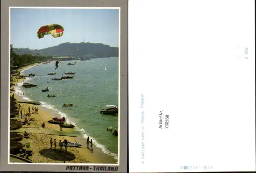 730558 A birds-eye view of Pattaya Thailand Strandleben Wassersport Boote