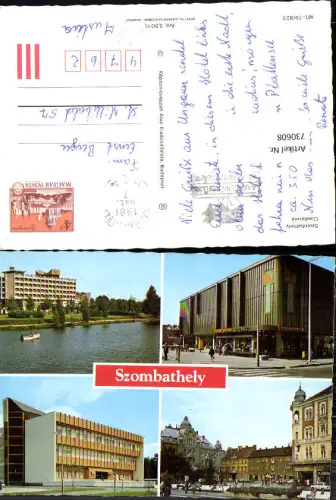 730608 Mehrbild AK Szombathely Steinamanger Ansichten Hungary
