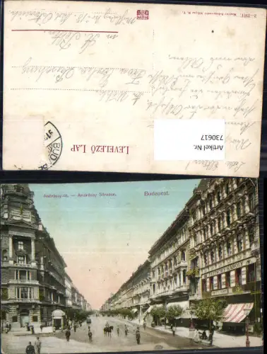 730617 Budapest Andrassy-üt Andrassy Straße Hungary