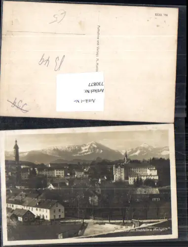730877 Foto AK Traunstein mit Hochfelln u. Hochgern