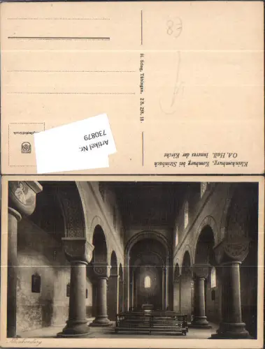 730879 Kleinkomburg Komburg b. Steinbach Inneres der Kirche