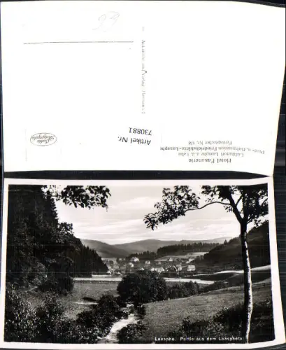 730881 Foto AK Friedrichshütte Laasphe Partie a. d. Laaspetal a. d. Lahn