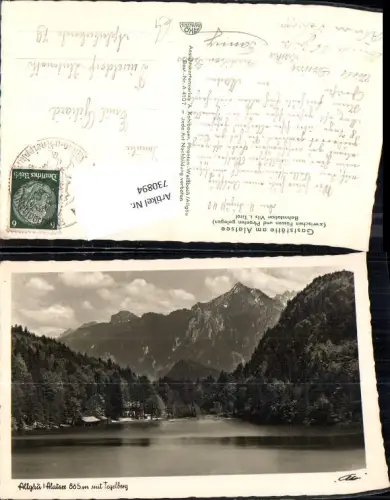 730894 Alatsee Allgäu mit Tegelberg bei Füssen Bayern