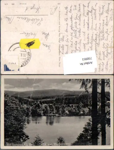 730951 Bad Georgenthal i. Thüringen Blick vom Waldsaumweg