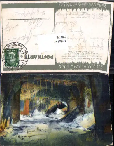 730978 Feengrotten b. Saalfeld in Thüringen Grotte Höhle Märchendom Tropfsteinhöhle