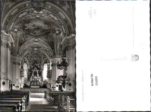 731093 Foto AK Wallfahrtskirche Gößweinstein Inneres