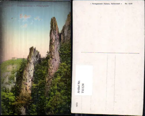 731124 Thale Bodetal Hexentanzplatz v. Hirschgrund