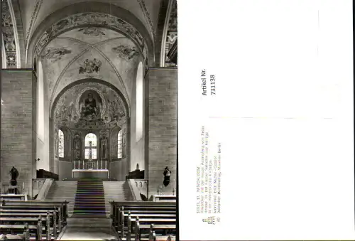 731138 Foto AK Soest St Patroklidom Hauptchor Kirche Inneres