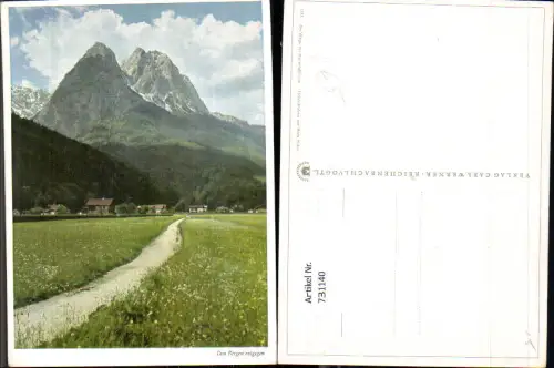 731140 Am Wege zu Höllentalklamm Grainau