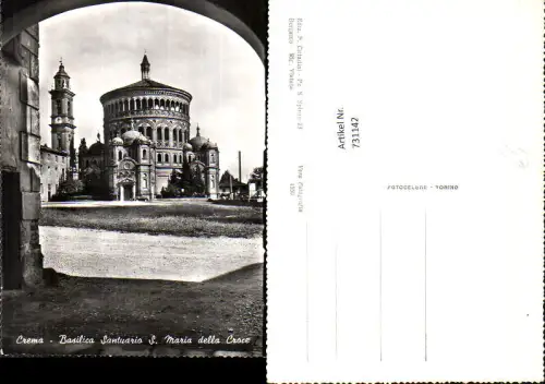 731142 Foto AK Crema Basilica Santuario S. Maria della Croce Italy