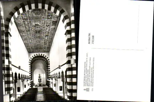 731168 Foto AK Hildesheim Michaelskirche Kirche Mittelschiff Inneres