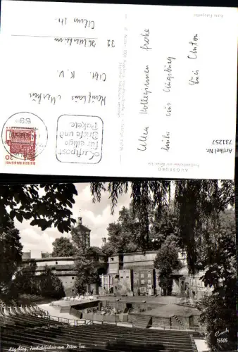 731257 Foto AK Augsburg Freilichtbühne am Roten Tor