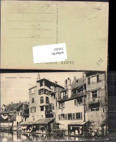 731355 Strassburg Strasbourg Elsass Vieilles Maisons