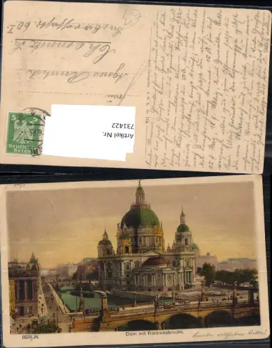 731422 Berlin Dom mit Friedrichsbrücke Brücke