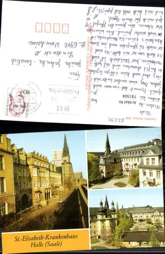 731504 Mehrbild AK St Elisabeth-Krankenhaus Halle a. d. Saale