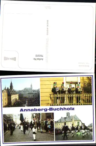 731572 Mehrbild AK Annaberg-Buchholz Bergparade Musik Uniform