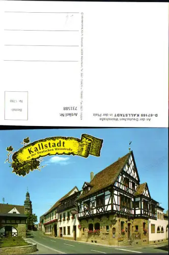 731588 Kallstadt in der Pfalz Fachwerkhaus